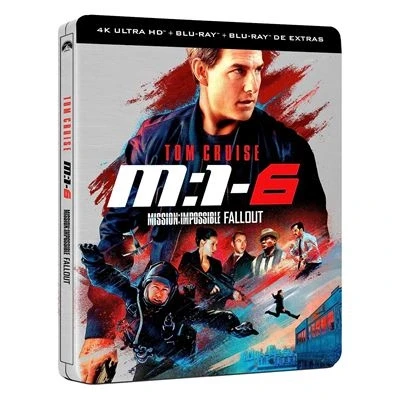 Image de Mission Impossible 6: Fallout (Steelbook) (Blu Ray 4K Ultra HD + Blu Extras)