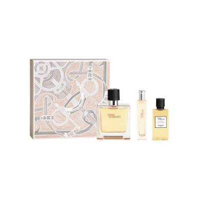 Afbeelding van Hermes Terre d&#039;Hermes set (30 ml Parfum Spray + 125 Flacon Navulling)