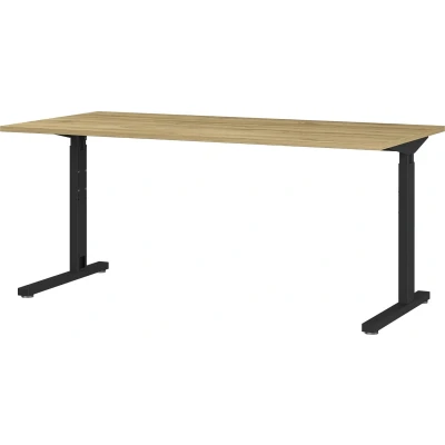 Afbeelding van Germania Profi 160 cm Bureautafel Grandson Eiken / Zwart