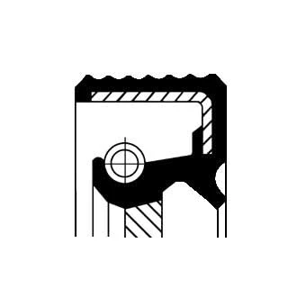 Afbeelding van CORTECO 01027761B O ring ACM (Polyacryl Rubber)