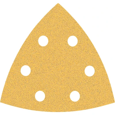 Image de BOSCH 2608900928 Feuille abrasive Expert C470 Best for Wood and Paint, 93 mm, 80 grit, pour Multi Cutter, 6 trous (50 pcs)