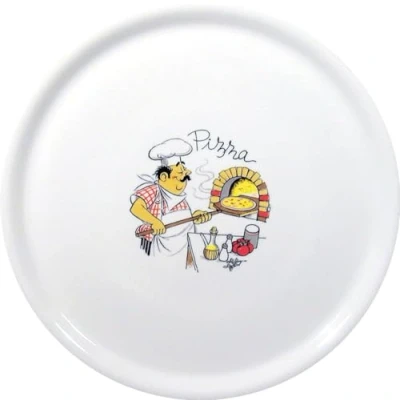 Afbeelding van HENDI Pizzabord Speciale Wit ⌀330 mm