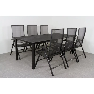 Afbeelding van ENGARDEN By Kettler Siero Verstelbare Tuinstoel Antraciet Grijs Tuinstoelen