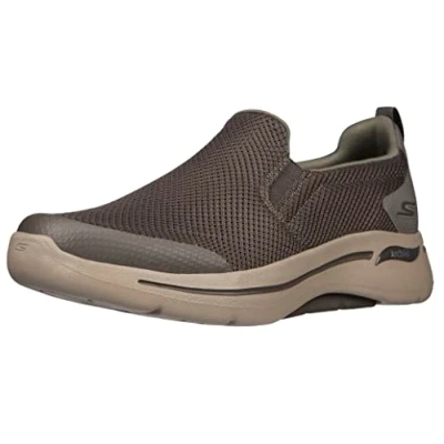 Afbeelding van Skechers GO WALK ARCH FIT Sneakers laag, Heren, Maat: 41, Taupe tpe Kunststof