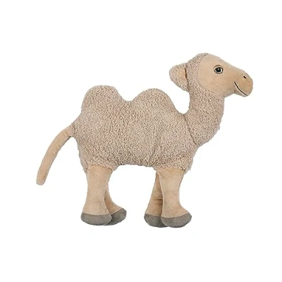 Afbeelding van Warmies Warmte/magnetron opwarm knuffel Kameel lichtbruin 34 cm pittenzak