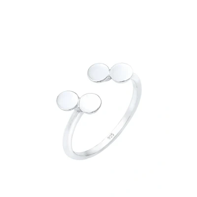 Afbeelding van Elli Ring silvercoloured, Dames, Maat: 54, Silver coloured