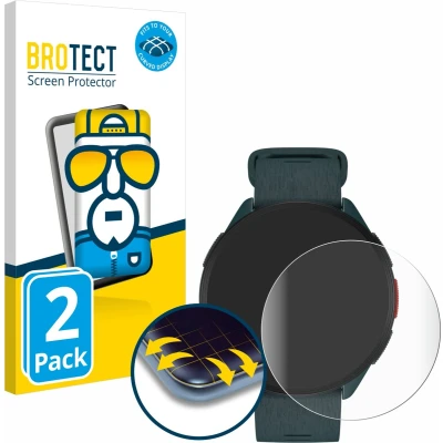 Afbeelding van BROTECT Screenprotector voor Polar Pacer Folie Beschermfolie transparant volledig dekking (2 Stuks)