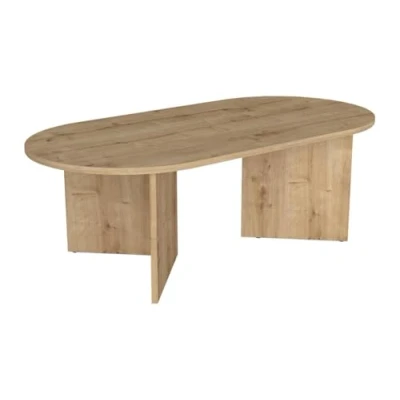 Afbeelding van Vente unique Salontafel Licht naturel TOPANIA L 120 cm x H 39.6 D 60