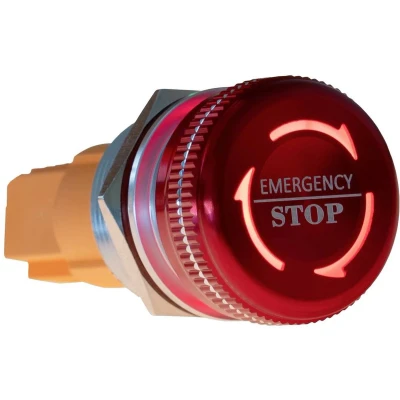 Afbeelding van Joy it Button22NA 01 Noodstopknop Mechanische vergrendeling Rood, Groen (Ø x h) 21.90 mm 46.50 IK10, IP67 1 stuk(s)