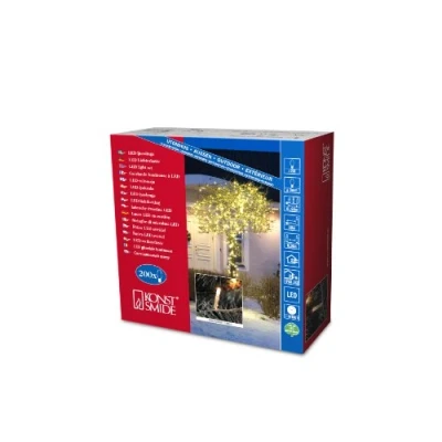 Afbeelding van Micro LED ketting 200 warmw. 3613 103 transp. kabel