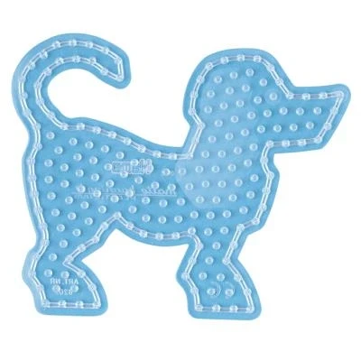 Image de Plaque transparente Chien pour grosses perles Ø10 mm (MAXI)