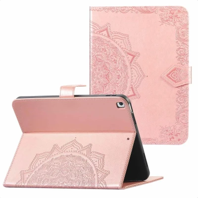 Afbeelding van imoshion Mandala Bookcase voor de Apple iPad 9 (2021) 10.2 inch / 8 (2020) 7 (2019) Rose Gold