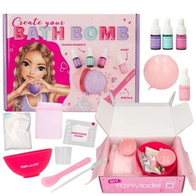 Image de Dessin et coloriage enfant Top Model Set bombes de bain DIY Beauty and Me
