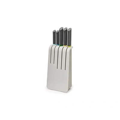 Afbeelding van Joseph Duo Opal Messen met Houder Set van 6 Stuks Roestvast Staal Multicolor