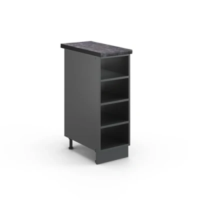 Afbeelding van Vicco Keuken etagère &quot;Fame Line&quot;, antraciet, 30 cm, PT antraciet