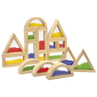 Afbeelding van EduPlay Houten Blokken met Parels