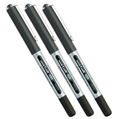 Afbeelding van Mitsubishi Uni Ball® Eye Micro lijn: ca. Inktkleur: 0,2 mm zwart 3 stuks