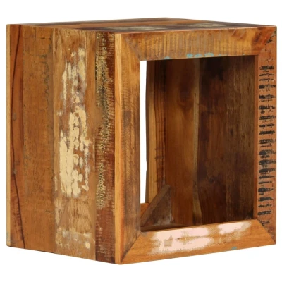 Afbeelding van Kruk 40x30x40 cm massief gerecycled hout