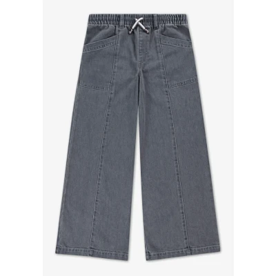 Afbeelding van Levi&#039;s Pullon &#039;94 Baggy WIDE leg Straight jeans voor kinderen, Maat: 152, Graphite pencil