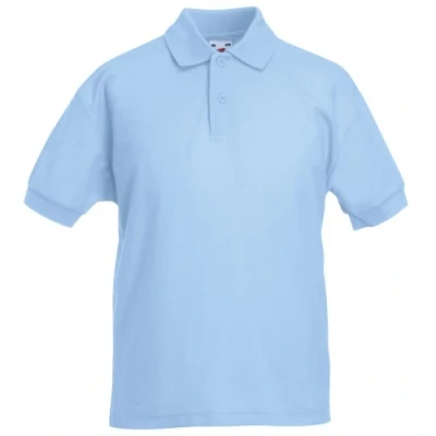 Afbeelding van Fruit of the Loom Poloshirt voor kinderen, Blauw