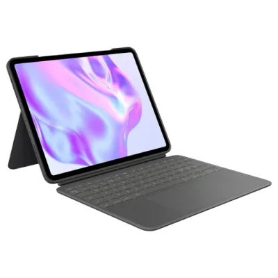 Image de Logitech Combo Touch Keyboard Coque Apple iPad Pro 13 (2024) Gris Qwerty UK
