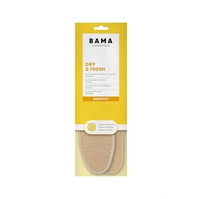 Afbeelding van Bama Dry &amp; Fresh schoenzolen kwaliteit blotevoetenschoenen inlegzolen ademende inzetstukken voor de zomer met zilverionen 1 paar 36/37 EUR 50/51 EUR, Beige
