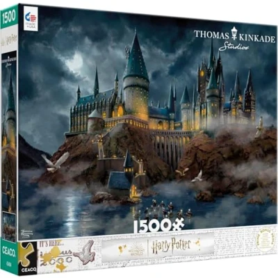 Afbeelding van Ceaco Thomas Kinkade Harry Potter Kasteel van Zweinstein Puzzel met 1500 stukjes