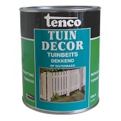 Afbeelding van Tenco Tuindecor Dekkend 2,5 ltr zwart Buiten onderhoud