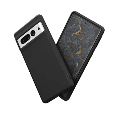 Afbeelding van RHINOSHIELD Hoesje compatibel met [Pixel 7 Pro] SolidSuit dunne hoes schokabsorberende technologie en premium matte afwerking klassiek zwart