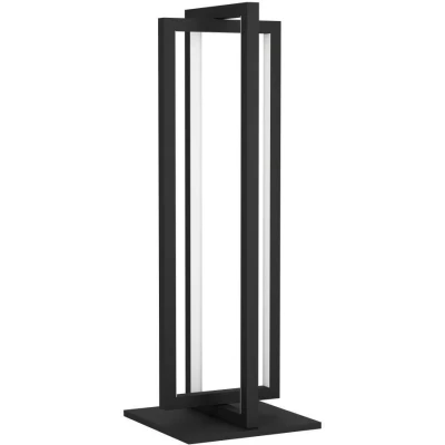 Afbeelding van EGLO Siberia Tafellamp LED 43 cm Zwart/Wit Dimbaar Instelbaar wit licht