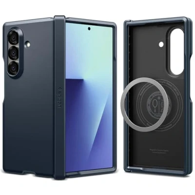 Afbeelding van Spigen Tough Armor Pro MagFit beschermhoes compatibel met Samsung Galaxy Z Fold 7 leisteen metallic