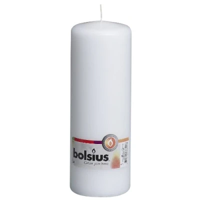 Afbeelding van Stompkaars wit 200 x 70 mm Bolsius