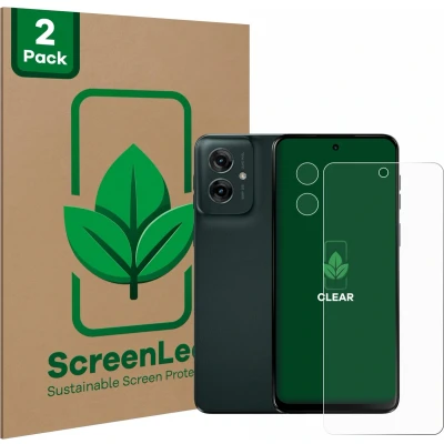 Afbeelding van ScreenLeaf Screenprotector voor Motorola Moto G55 (Voor+Camera) Duurzame schermbescherming Folie Beschermfolie transparant (2 Stuks)