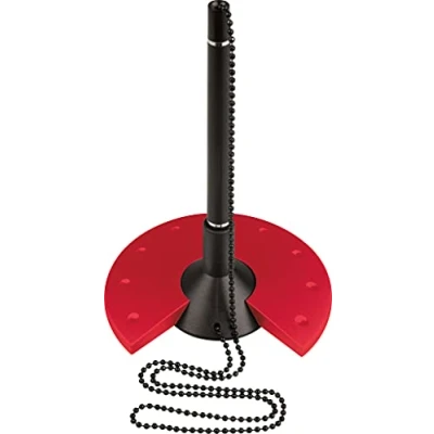 Afbeelding van helit balpenstandaard &#039;the base&#039;, zwart/rood