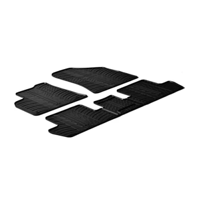 Image de Set tapis de caoutchouc Peugeot 3008/5008 2009 2016 (T profil 5 pièces + clips montage)