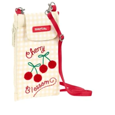 Afbeelding van Portemonnee Safta Cherry Telefoonhoes Beige