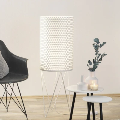 Afbeelding van GUBI Pedrera PD2 vloerlamp met dimmer, wit