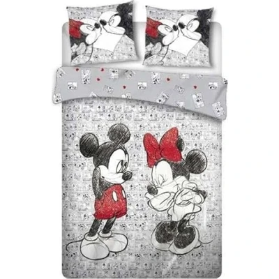Afbeelding van Disney Minnie Mouse Dekbedovertrek Cartoon Lits Jumeaux 240 x 220 cm Polyester