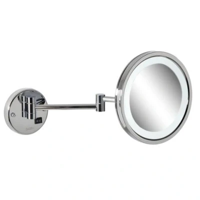 Afbeelding van Geesa mirror collection scheerspiegel met verlichting 2 armig 3x