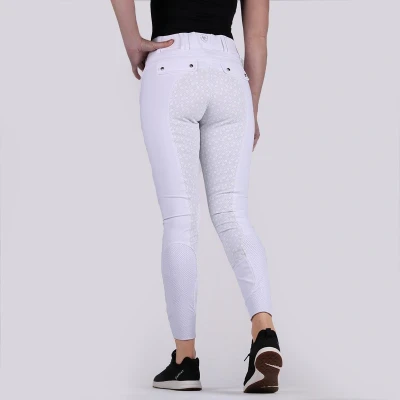 Afbeelding van Ariat Rijbroek Tri Factor Dames Grip Full Seat White 32L