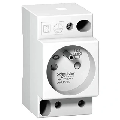 Afbeelding van Schneider Stopcontactdoos Baby Safe 2P + aarding 16A