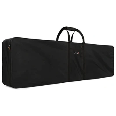 Afbeelding van Audibax Onyx Bag Funda voor Teclados en piano&#039;s Bolso con Asas Hombro Asa Acolchada een digitale piano Stuche Fabricado van Poliester, 88 Plus, met toetsen,