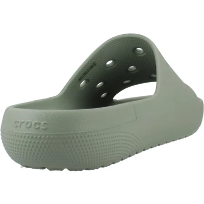 Afbeelding van Crocs Classic Slide V2 slipper, uniseks, Groen schuim.