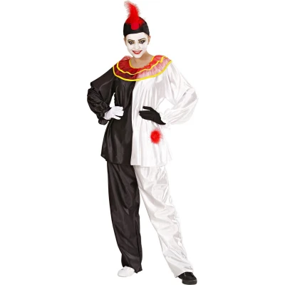 Afbeelding van &quot;Pierrot clown kostuum voor volwassen Verkleedkleding Large&quot;