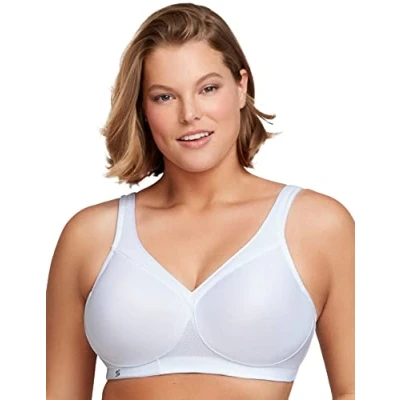Afbeelding van Glamorise dames bh Nahtloser MagicLift Sport BH, Weiß, 125F