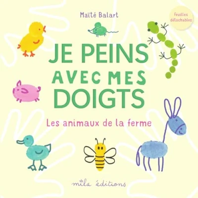 Afbeelding van Je peins avec mes doigts les animaux de la ferme