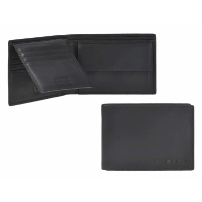 Afbeelding van Greenburry PURE RFID Schutz 12 5 CM Portemonnee, Heren, Maat: One Size, Black