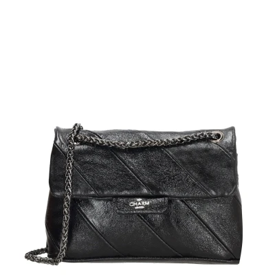 Afbeelding van Charm London Elisa Schoudertas black Damestas