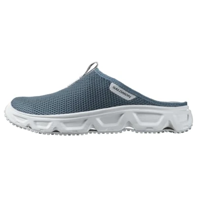 Afbeelding van Salomon Reelax Slide 6.0 Outdoorsandalen, Heren, Maat: 41 1/3, blue ashes/white/pearl Textiel