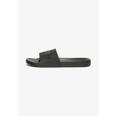 Afbeelding van Superdry LOGO Badslippers, Heren, Maat: 46, black Rubber/ textiel